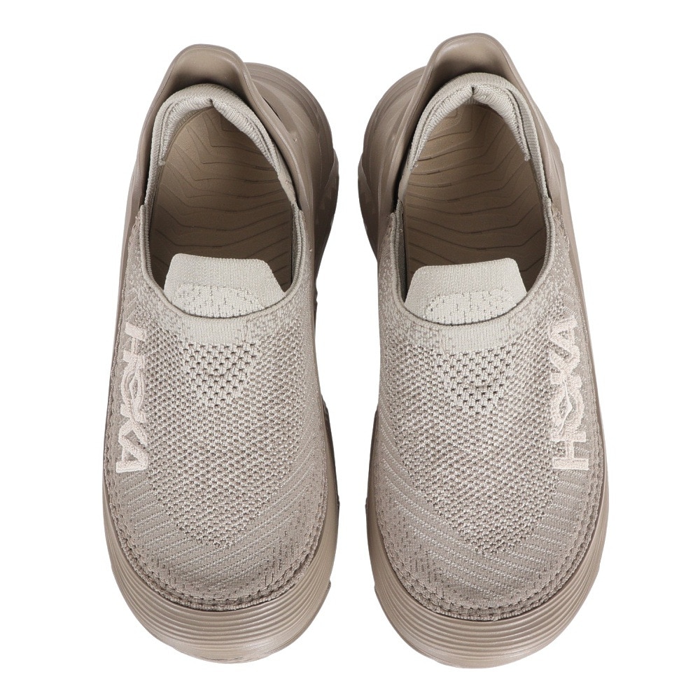 ホカ（HOKA）（メンズ、レディース）スニーカー リストア TC レギュラー サイドベージュ 1134532-DOTN リカバリー リラックス シューズ スリッポン 厚底