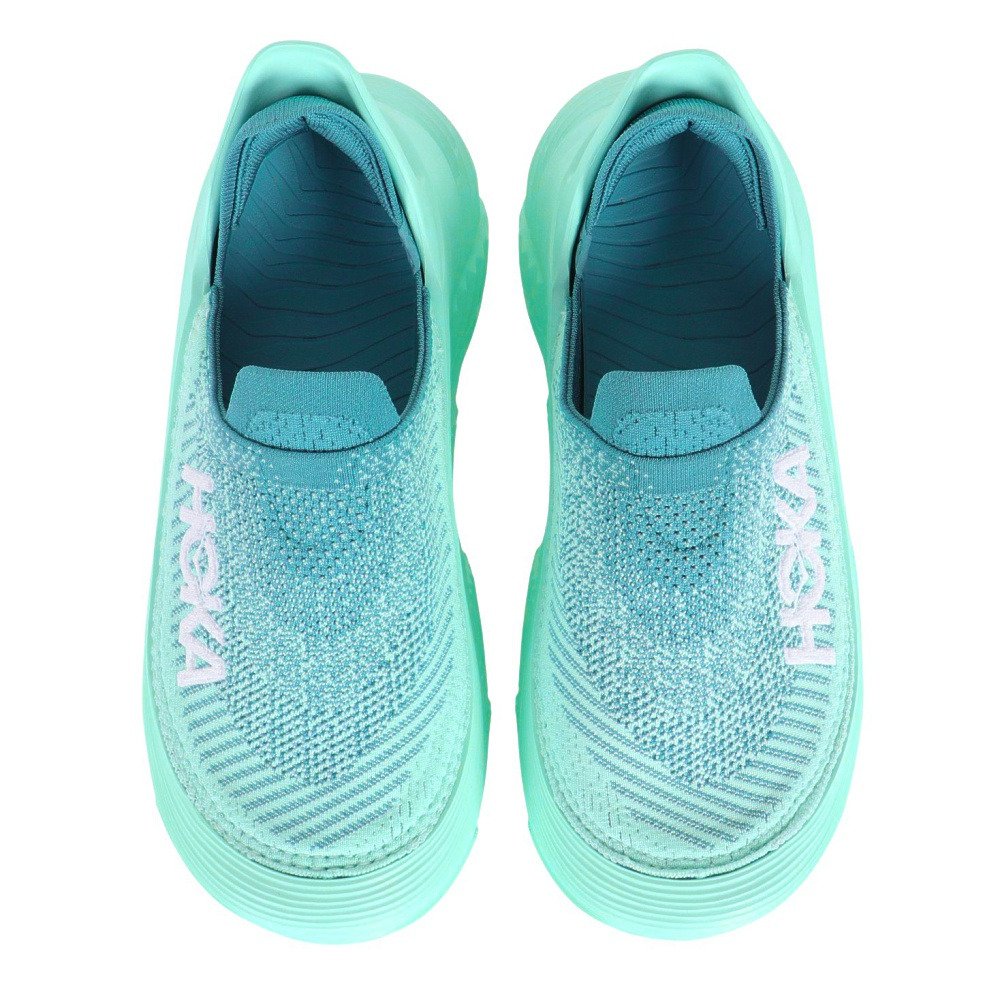 ホカ（HOKA）（メンズ、レディース）スニーカー リストア TC レギュラー ターコイズ 1134532-OMSO リカバリー リラックス シューズ スリッポン 厚底