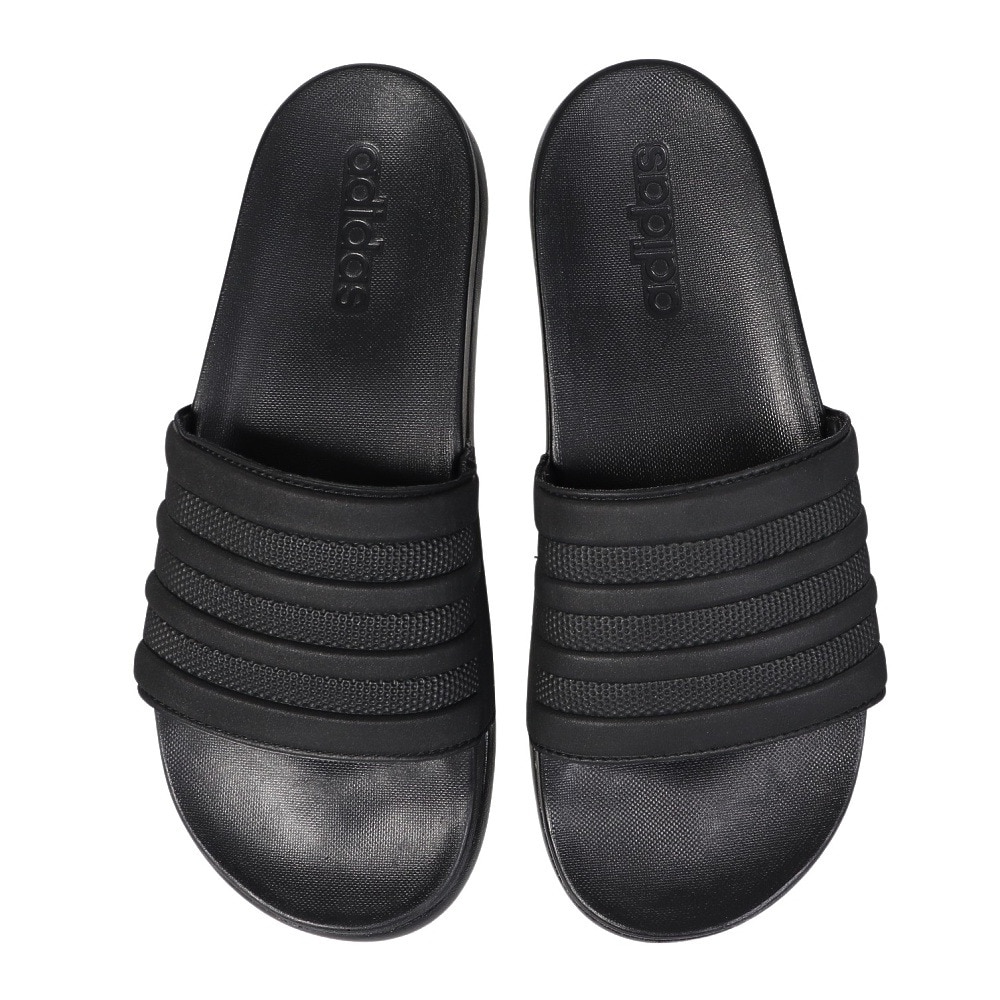 アディダス（adidas）（メンズ、レディース）サンダル アディレッタCFサンダル ブラック ID3406 シャワサン スリッポン タウン プール 速乾性 耐久性