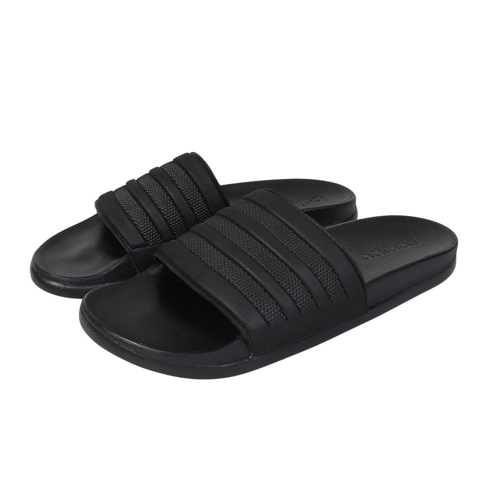 アディダス（adidas）（メンズ、レディース）サンダル アディレッタCFサンダル ブラック ID3406 シャワサン スリッポン タウン プール 速乾性 耐久性
