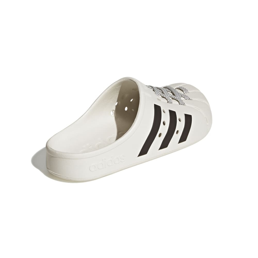 アディダス（adidas）（メンズ、レディース）スポーツサンダル アディレッタクロッグ ホワイト JH9849 シャワサン スリッポン 通気性 タウン 日常履き プール