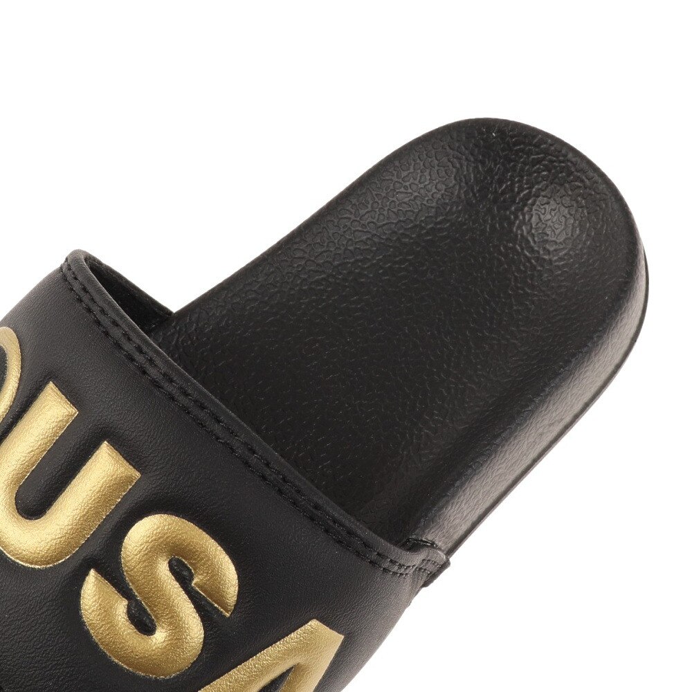 ディーシーシューズ（DC SHOES）（キッズ）DC SLIDE ブラック ゴールド DK202001BG3 ジュニア シャワサン プール シャワーサンダル レジャー 子供靴 ビーチ