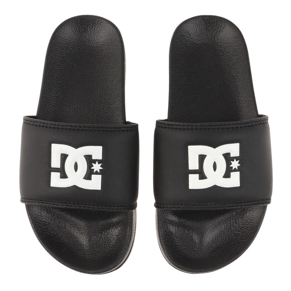 ディーシーシューズ（DC SHOES）（キッズ）DC SLIDE ブラック 黒 DK202001 BLW ジュニア シャワサン プール シャワーサンダル レジャー 子供靴 ビーチ マリン