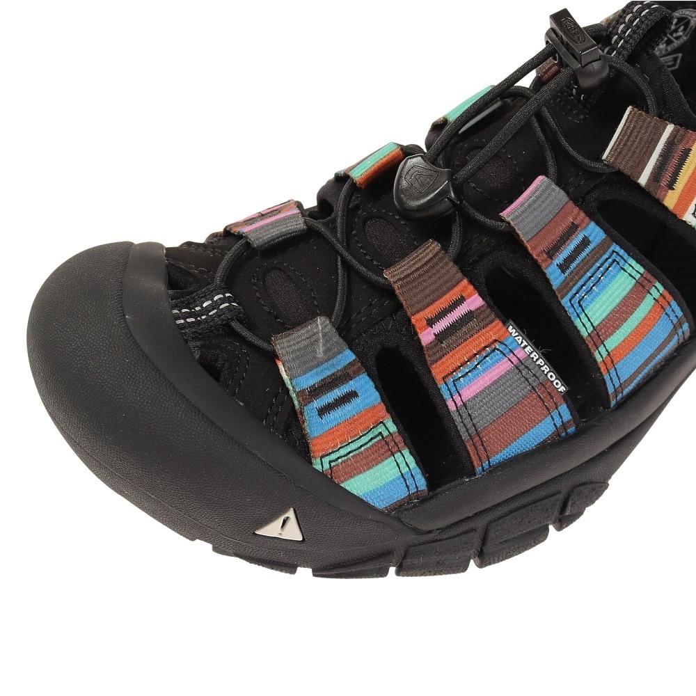 キーン（KEEN）（メンズ）サンダル ニューポートエイチツー ブラック グリーン 1001942 ストラップサンダル 防滑性 通気性 タウン レジャー おしゃれ