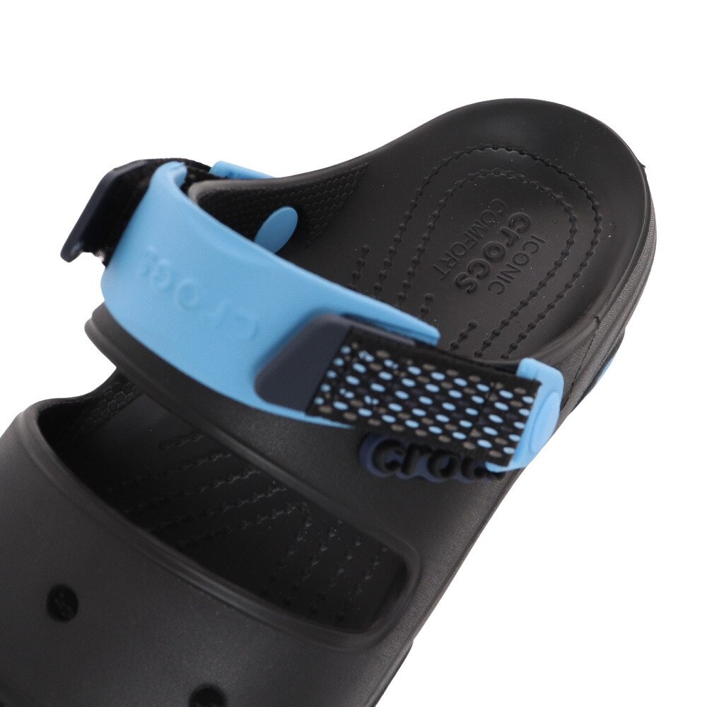 クロックス（crocs）（メンズ、レディース）スポーツサンダル クラシック オールテレイン サンダル ブラック 207711-0ZQ-2022 ストラップ シャワサン 軽量 