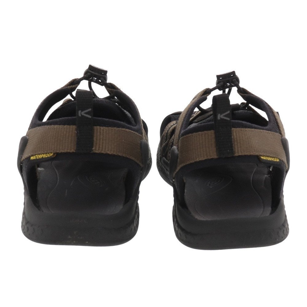 キーン（KEEN）（メンズ）サンダル ドリフトクリークエイチツー ダークオリーブ ブラック 1026123 ストラップサンダル 快適 速乾性 タウン レジャー