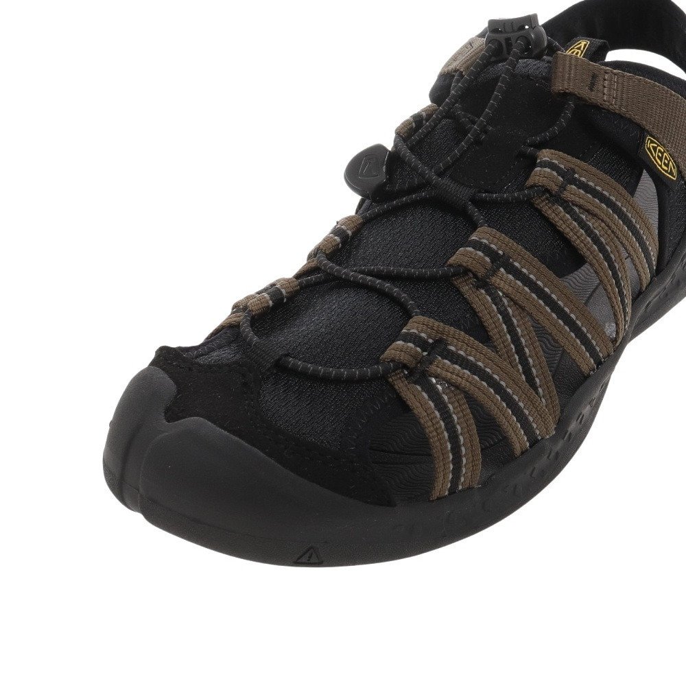 キーン（KEEN）（メンズ）サンダル ドリフトクリークエイチツー ダークオリーブ ブラック 1026123 ストラップサンダル 快適 速乾性 タウン レジャー
