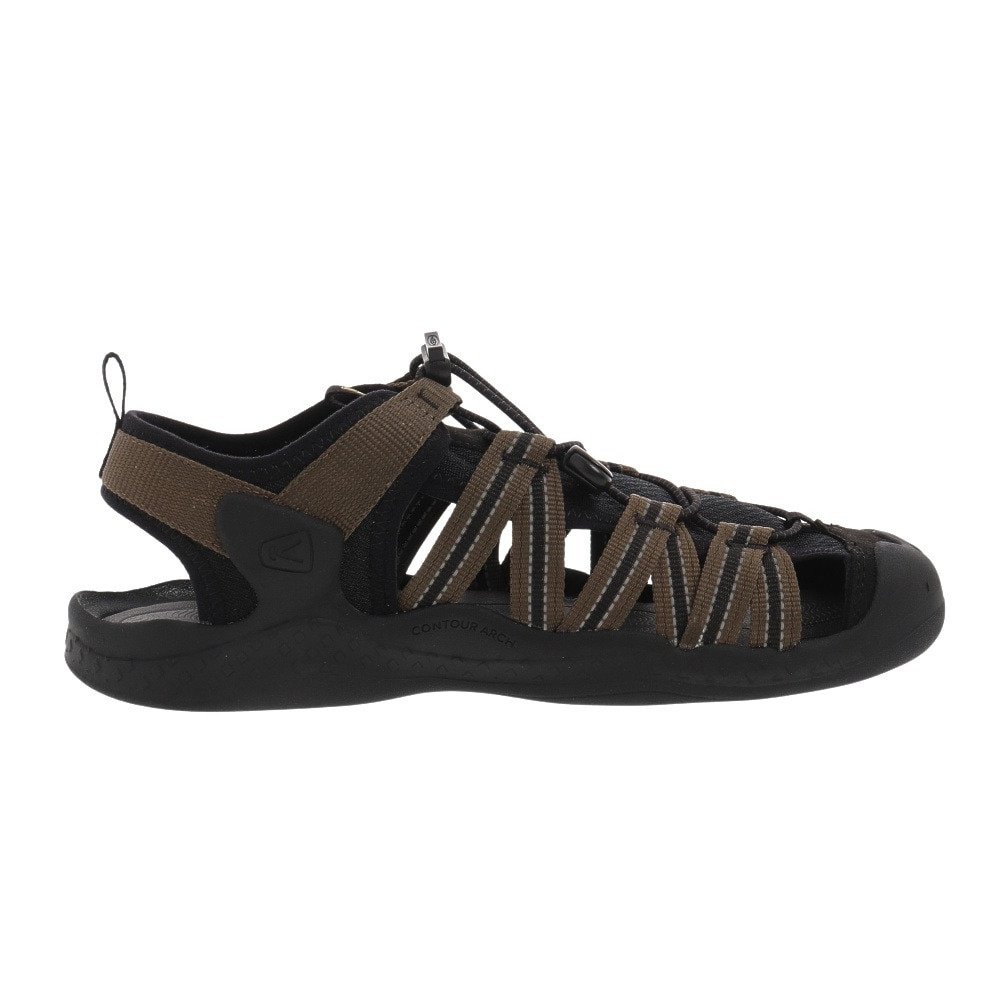 キーン（KEEN）（メンズ）サンダル ドリフトクリークエイチツー ダークオリーブ ブラック 1026123 ストラップサンダル 快適 速乾性 タウン レジャー