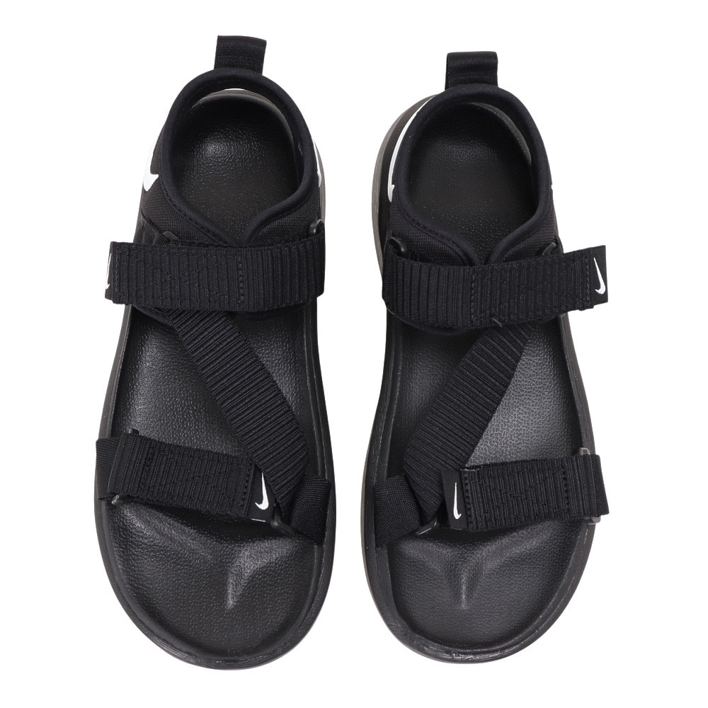 ナイキ（NIKE）（メンズ）スポーツサンダル ビスタサンダル ブラック DJ6605-001 ストラップ 面ファスナー 軽量 タウン レジャー プール ビーチ 海 快適