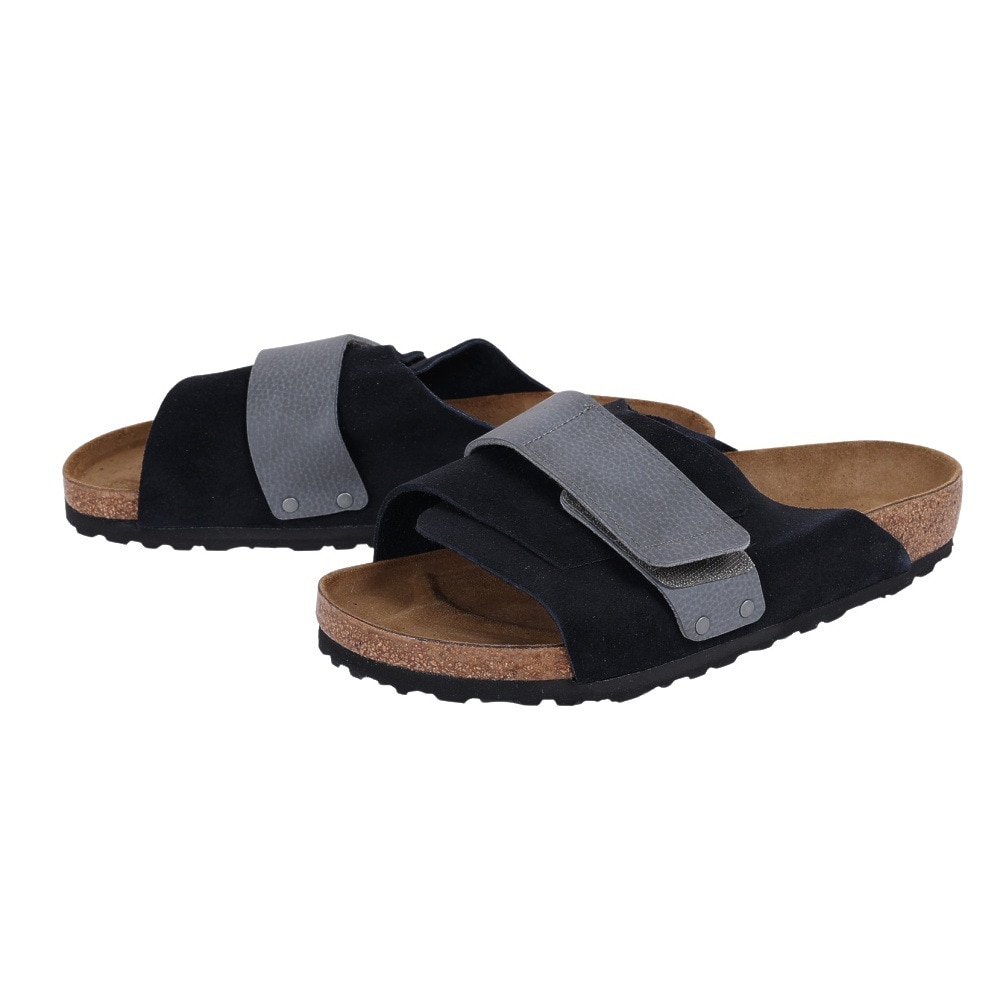 ビルケンシュトック（BIRKENSTOCK）（メンズ）ストラップサンダル キョウト ネイビー グレー 1022315 ミッドナイト カジュアル  面ファスナー タウン 街履き