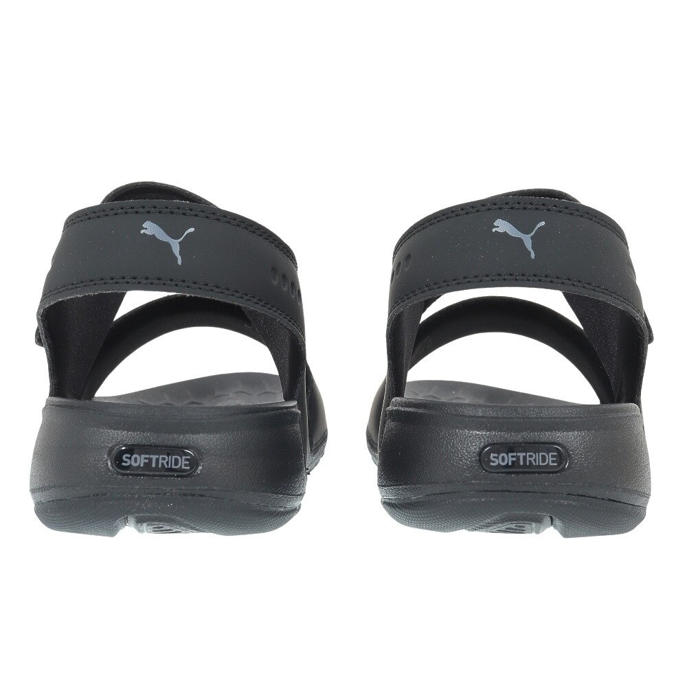 プーマ（PUMA）（メンズ）スポーツサンダル ソフトライド ピュア サンダル ブラック 38908301 ストラップ クッション性 楽ふわっ レジャー  プール タウン スポーツ用品はスーパースポーツゼビオ