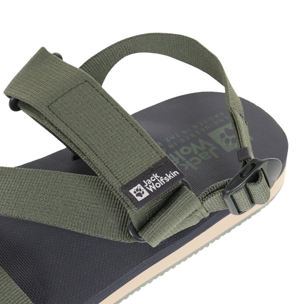 ジャックウルフスキン（JackWolfskin）（メンズ）ベルトサンダル M URBAN ENTDECKUNG グリーン 4056711-5032 スポーツサンダル カジュアル 