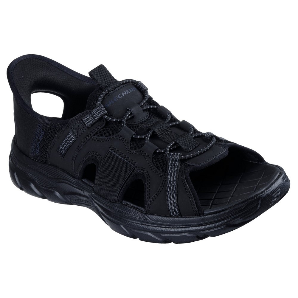 スケッチャーズ（SKECHERS）（メンズ）ストラップサンダル スリップインズ RF:リヴォルテッド - メリック 205181-BLK