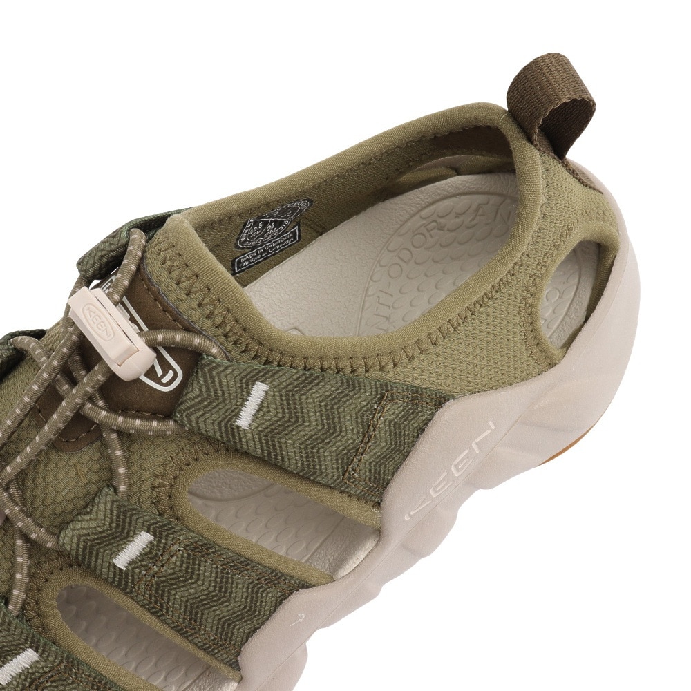 キーン（KEEN）（メンズ）スポーツサンダル ハイパーポートH2 オリーブ 1028654 ストラップ 速乾 軽量 抗菌防臭 防滑性 タウン レジャー 旅行 おしゃれ