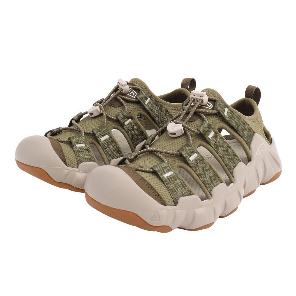 キーン（KEEN）（メンズ）スポーツサンダル ハイパーポートH2 オリーブ 1028654 ストラップ 速乾 軽量 抗菌防臭 防滑性 タウン レジャー 旅行 おしゃれ