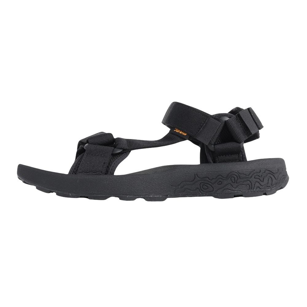 テバ（Teva）（メンズ）スポーツサンダル ハイドラトレックサンダル ブラック 1150510-BLK ストラップサンダル 軽量 速乾性 面ファスナー 抗菌 