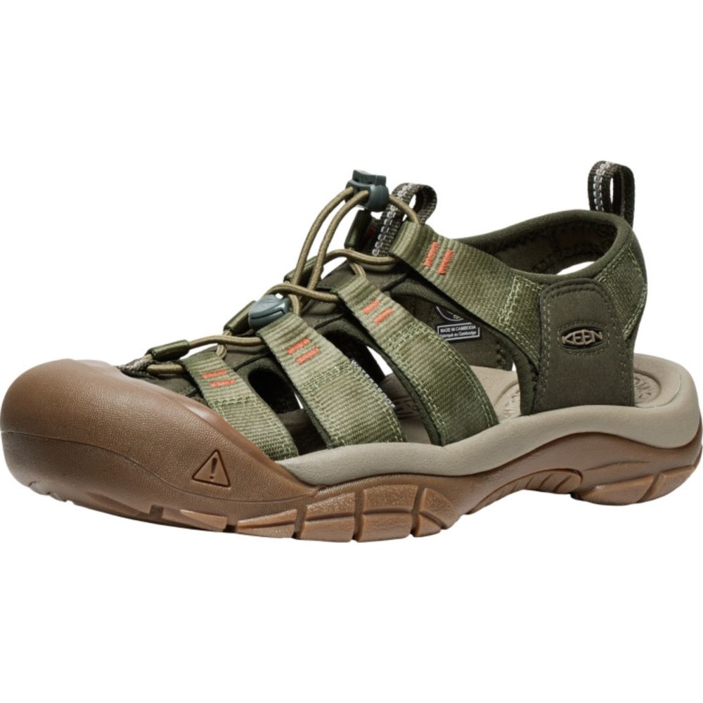 キーン（KEEN）（メンズ）ストラップサンダル ニューポート エイチツー グリーン ブラウン 1030135 レジャー アウトドア 軽量 フィット感 水陸両用 旅行