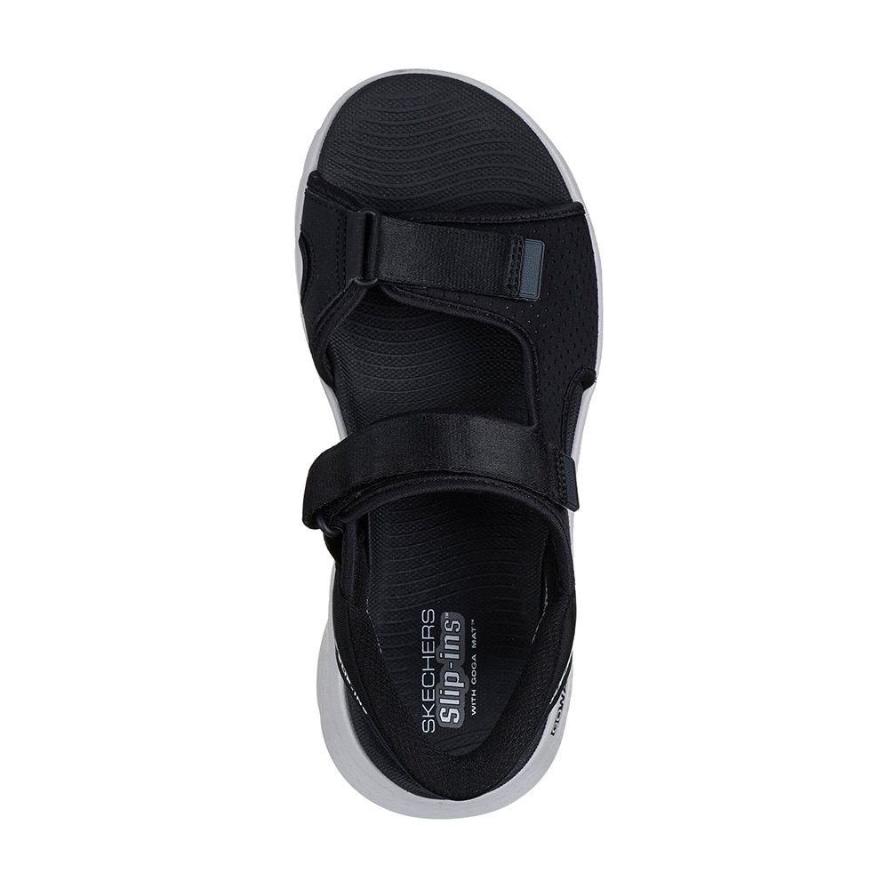 スケッチャーズ（SKECHERS）（メンズ）ストラップサンダル リップインズ ゴーウォーク フレックス SD イージー エントリー 229210-BKGY
