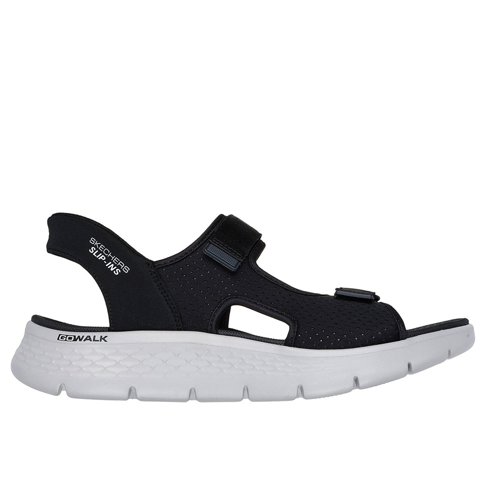 スケッチャーズ（SKECHERS）（メンズ）ストラップサンダル リップインズ ゴーウォーク フレックス SD イージー エントリー 229210-BKGY