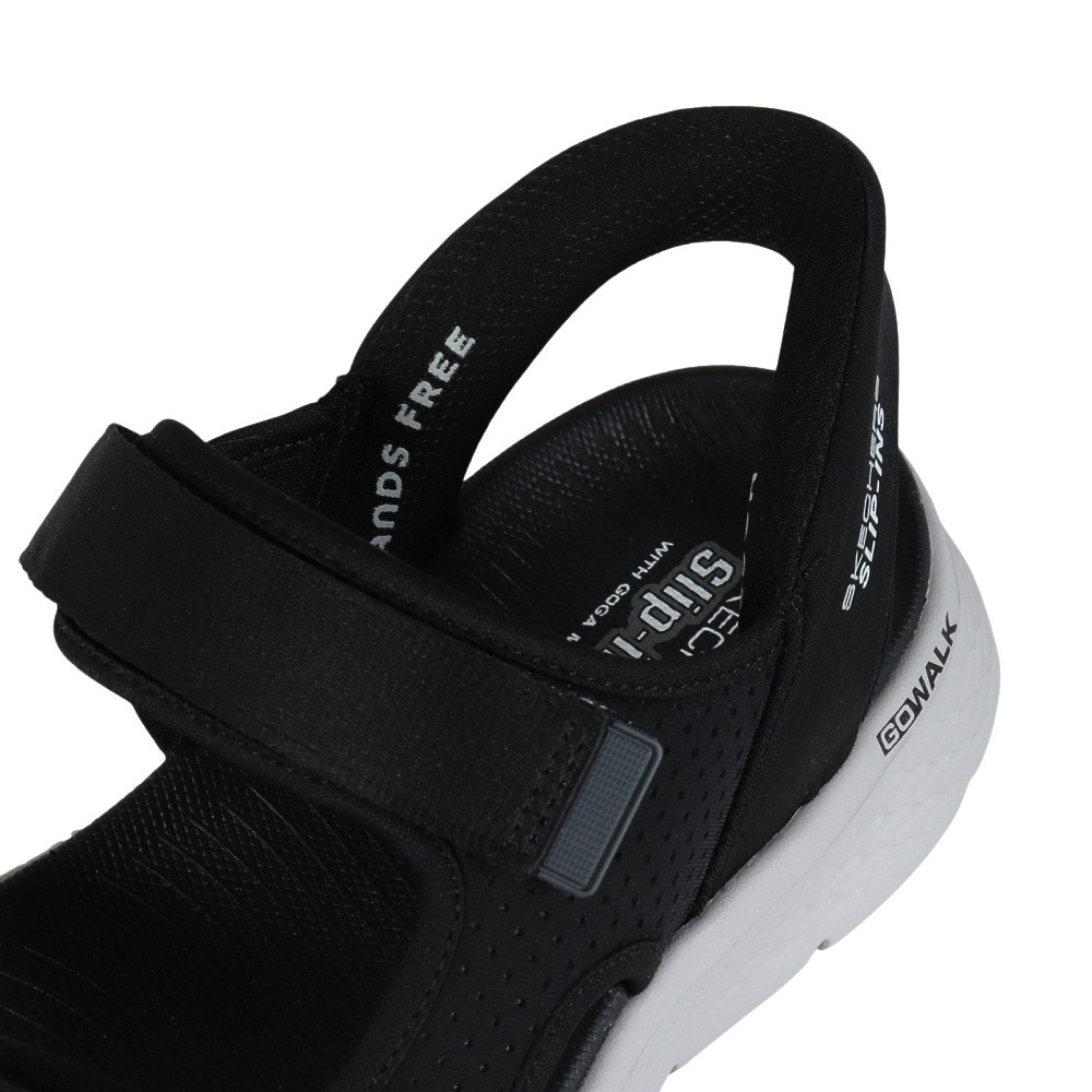 スケッチャーズ（SKECHERS）（メンズ）ストラップサンダル リップインズ ゴーウォーク フレックス SD イージー エントリー 229210-BKGY