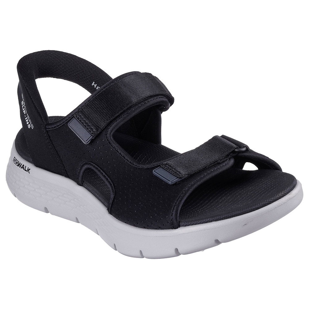 スケッチャーズ（SKECHERS）（メンズ）ストラップサンダル リップインズ ゴーウォーク フレックス SD イージー エントリー 229210-BKGY