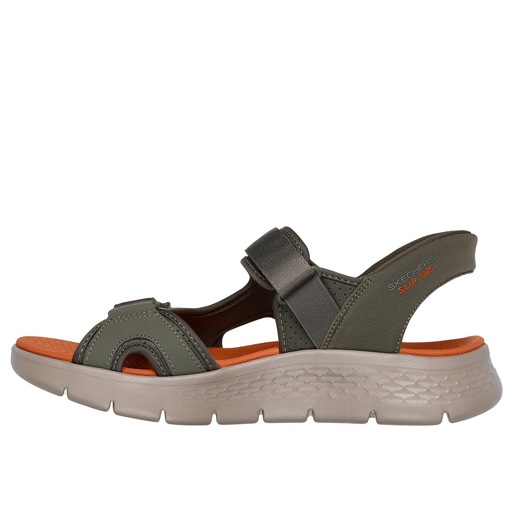 スケッチャーズ（SKECHERS）（メンズ）ストラップサンダル リップインズ ゴーウォーク フレックス SD イージー エントリー 229210-OLV