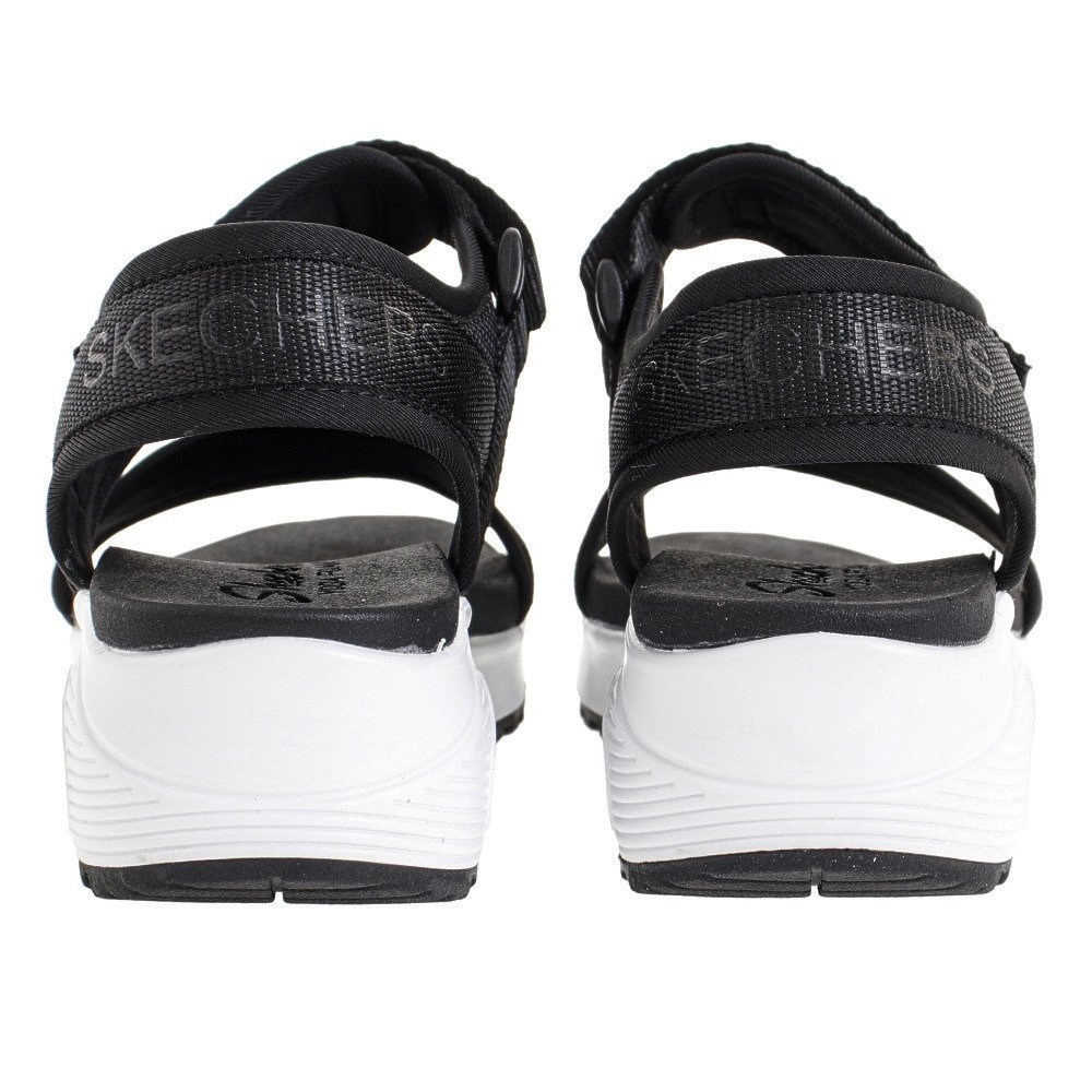 スケッチャーズ スケッチャーズ Skechers レディース サンダル レディース 厚底 スポーツ ストラップサンダル Uno Bkw ブラック 黒 スポーツ用品はスーパースポーツゼビオ