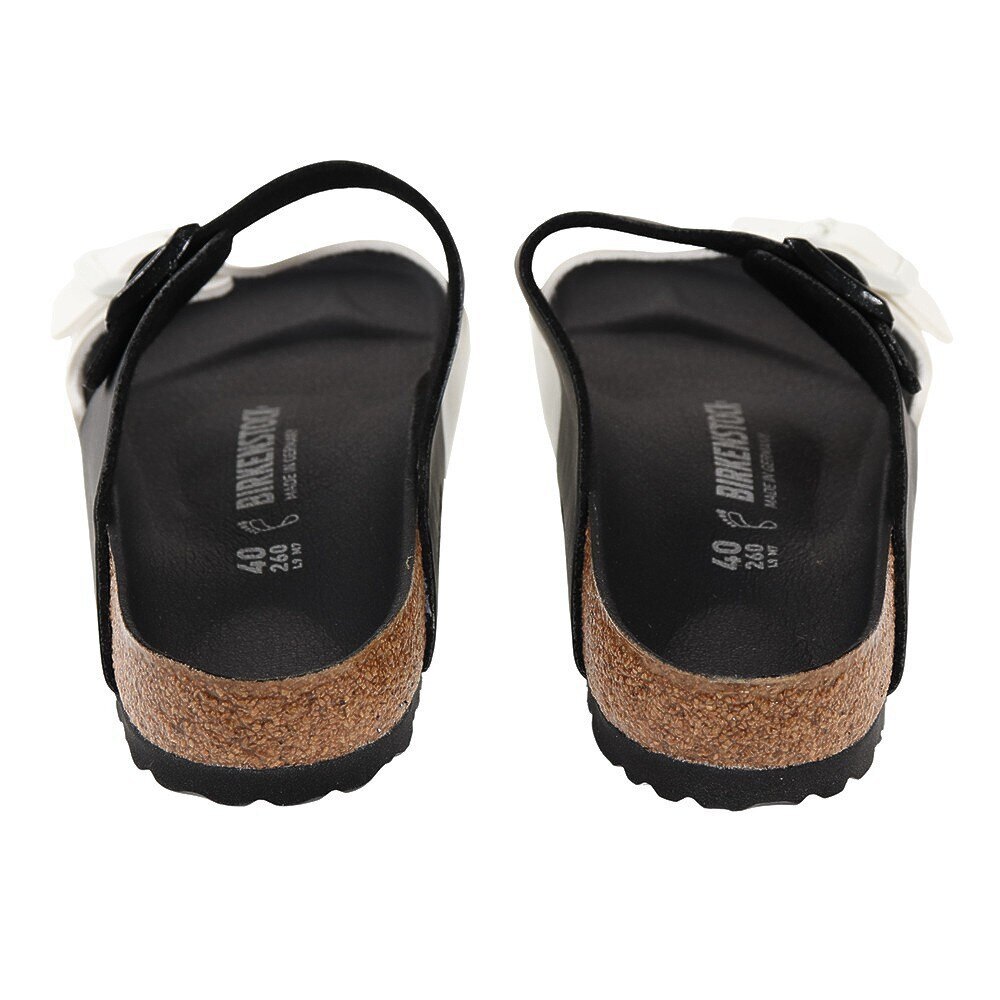 ビルケンシュトック（BIRKENSTOCK）（メンズ）アリゾナスプリット ブラック ホワイト 黒 白 1019703 ストラップ サンダル カジュアル シンプル シューズ 靴