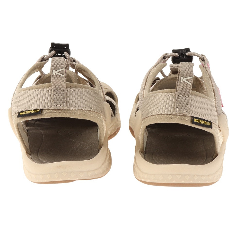 キーン（KEEN）（レディース）スポーツサンダル ドリフト クリーク H2 ベージュ 1026127 ストラップサンダル 速乾性 クッション性 軽量 レジャー タウン