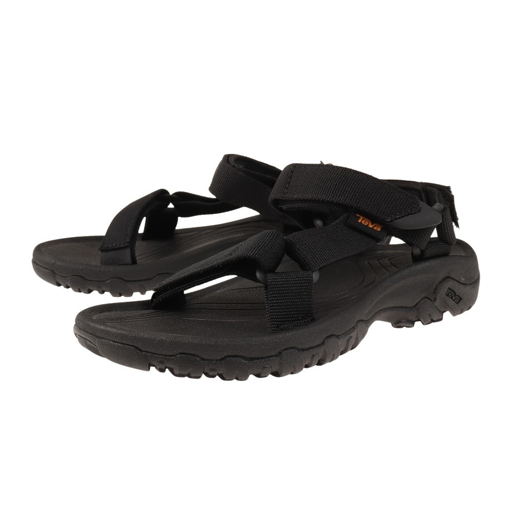 テバ（Teva）（レディース）スポーツサンダル ハリケーン 4 ブラック 1093378-BLK ストラップ シャワーサンダル レジャー 海 プール 速乾性 クッション性 軽量