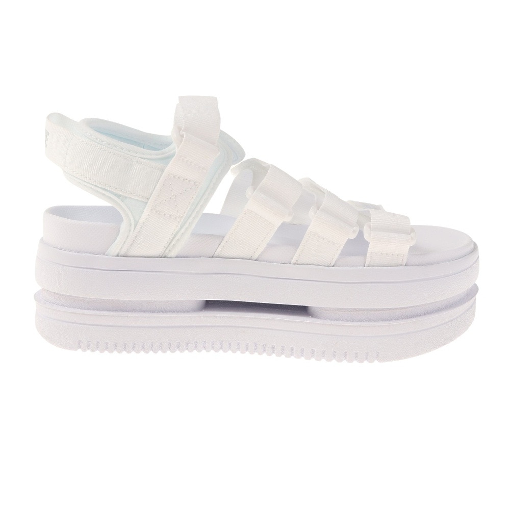 ナイキ（NIKE）（レディース）サンダル ウィメンズ アイコンクラシックサンダル ホワイト DH0223-100 厚底 面ファスナー レジャー 街履き ビーチ