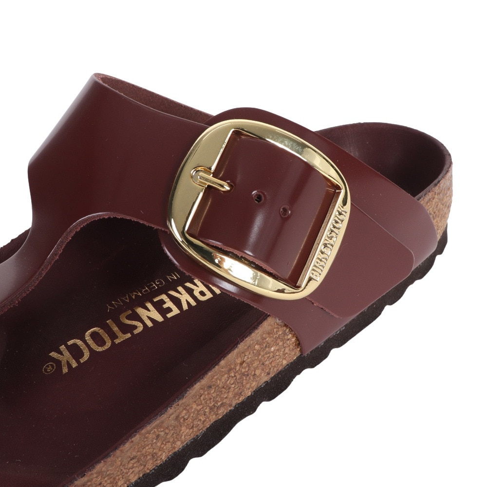 ビルケンシュトック（BIRKENSTOCK）（レディース）ストラップサンダル ギゼー ビッグバックル 1021477 ハイシャインチョコレート