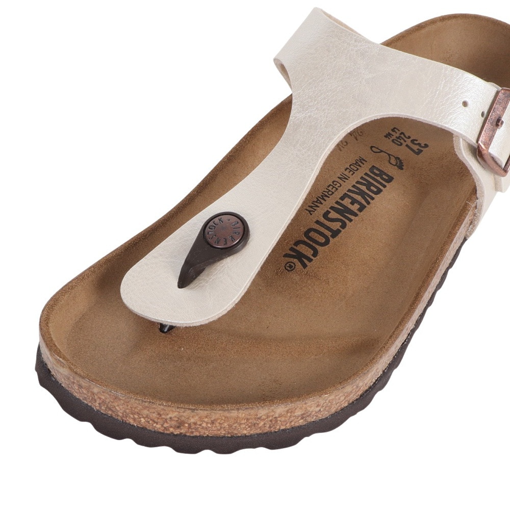 ビルケンシュトック（BIRKENSTOCK）（レディース）ストラップサンダル ギゼ 943871 グレイスフル パールホワイト