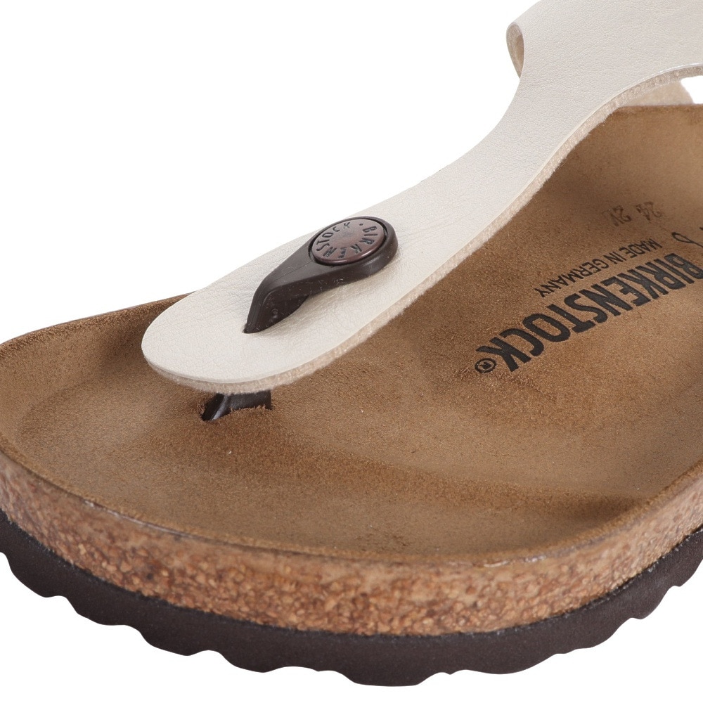 ビルケンシュトック（BIRKENSTOCK）（レディース）ストラップサンダル ギゼ 943871 グレイスフル パールホワイト