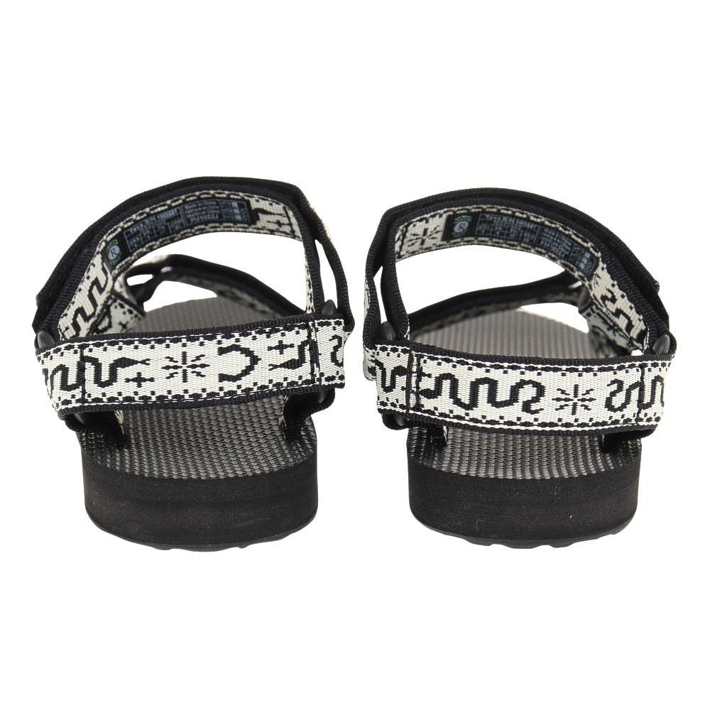 テバ（Teva）（レディース）サンダル レディース オリジナル ユニバーサル ブラック ホワイト 1003987-BWBLC ストラップサンダル 面ファスナー
