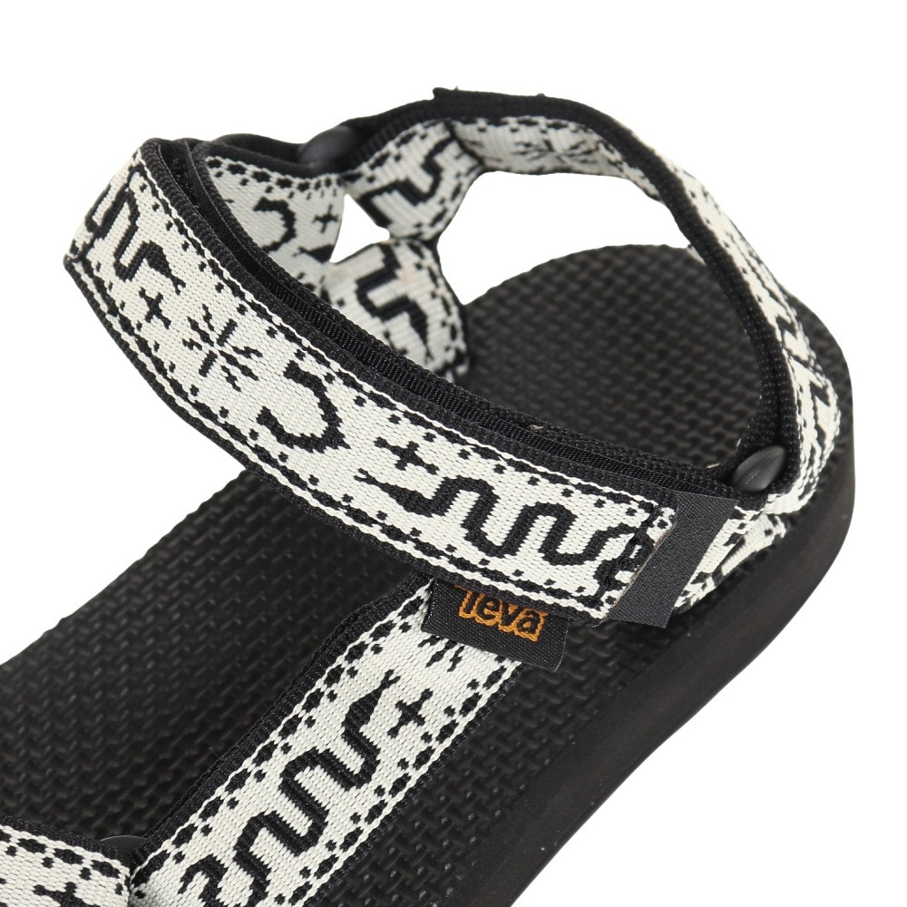 テバ（Teva）（レディース）サンダル レディース オリジナル ユニバーサル ブラック ホワイト 1003987-BWBLC ストラップサンダル 面ファスナー