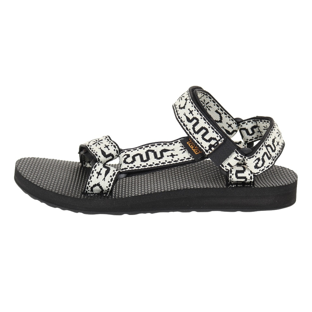 テバ（Teva）（レディース）サンダル レディース オリジナル ユニバーサル ブラック ホワイト 1003987-BWBLC ストラップサンダル 面ファスナー