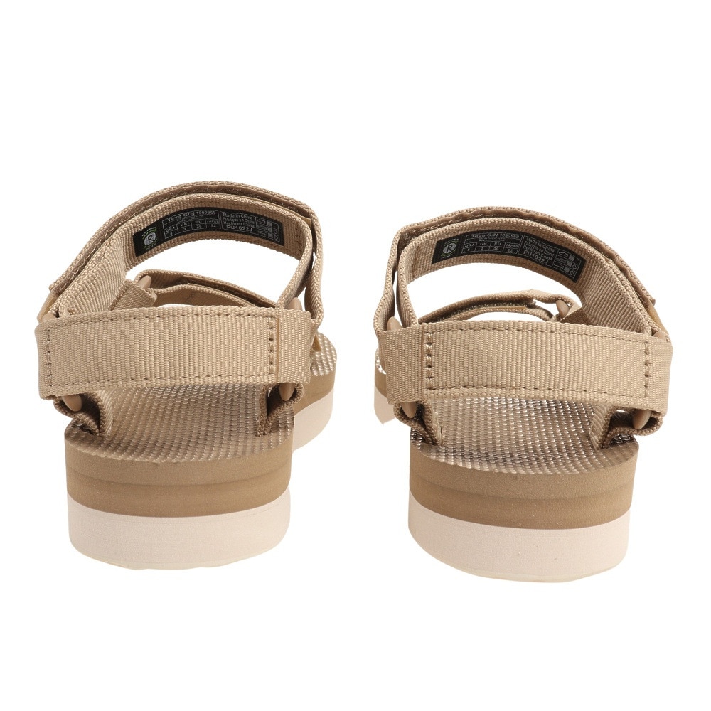 テバ（Teva）（レディース）サンダル レディース ミッドフォーム ユニバーサル ベージュ 1090969-INCN ストラップサンダル 面ファスナー 厚底