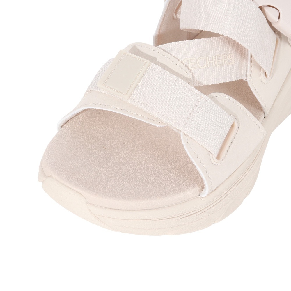 スケッチャーズ（SKECHERS）（レディース）サンダル デラックス ウォーカー ベージュ 119820-NAT ストラップ クッション性 レジャー タウン