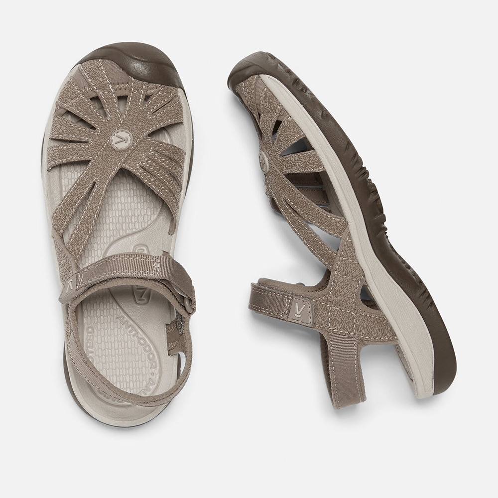 キーン（KEEN）（レディース）サンダル ローズ サンドベージュ 1016729 コンフォートサンダル 軽量 シンプル ストラップ レジャー