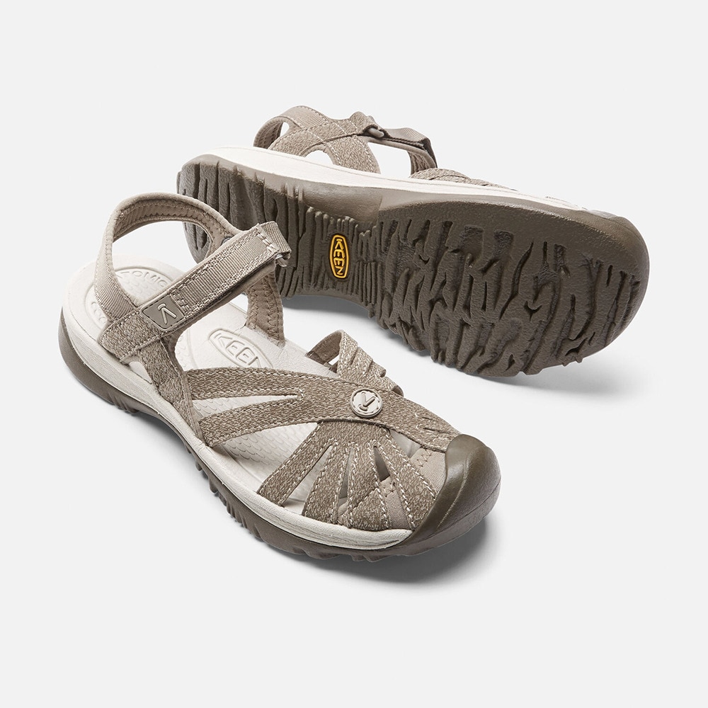 キーン（KEEN）（レディース）サンダル ローズ サンドベージュ 1016729 コンフォートサンダル 軽量 シンプル ストラップ レジャー