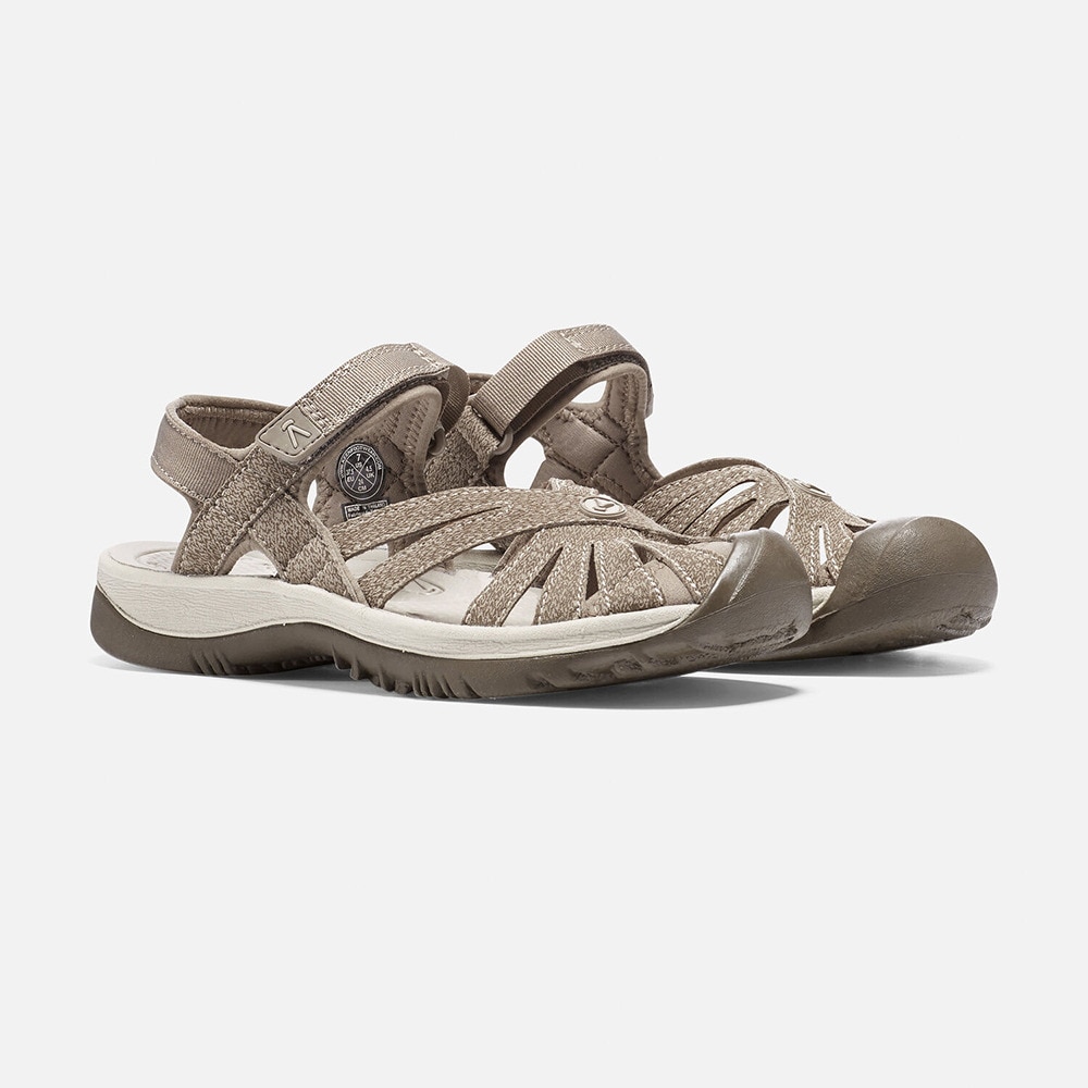 キーン（KEEN）（レディース）サンダル ローズ サンドベージュ 1016729 コンフォートサンダル 軽量 シンプル ストラップ レジャー