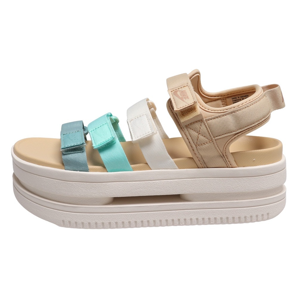ナイキ（NIKE）（レディース）サンダル アイコン クラシック ベージュ DH0223-300 ストラップ グラデーション 面ファスナー タウン 街履き リゾート