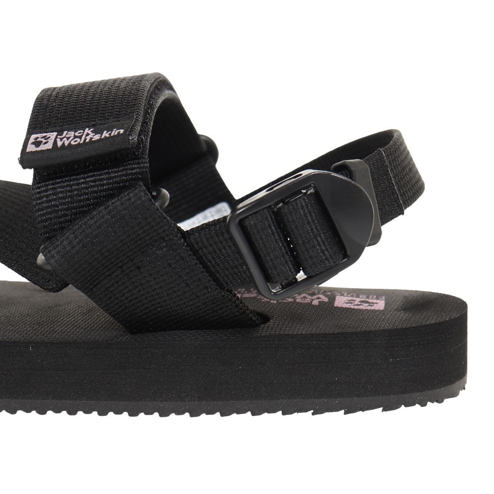 ジャックウルフスキン（JackWolfskin）（レディース）サンダル URBAN ENTDECKUNG ベルト サンダル W 4056801-6000 ブラック