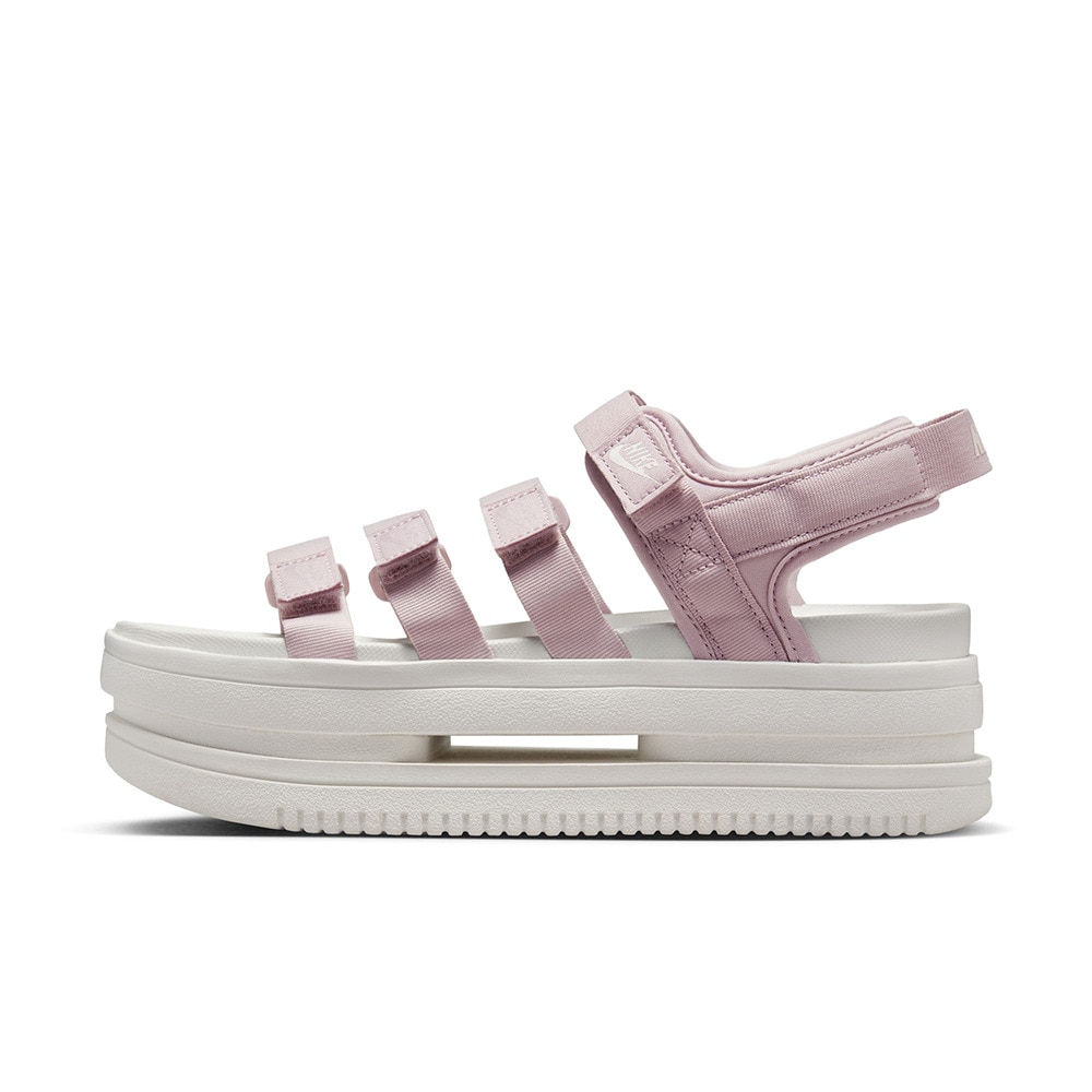 ナイキ（NIKE）（レディース）サンダル ウィメンズ アイコンクラシックサンダル ライラック DH0223-005 厚底 面ファスナー レジャー 街履き ビーチ