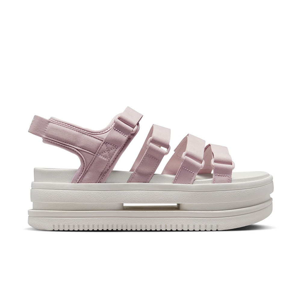 ナイキ（NIKE）（レディース）サンダル ウィメンズ アイコンクラシックサンダル ライラック DH0223-005 厚底 面ファスナー レジャー 街履き ビーチ