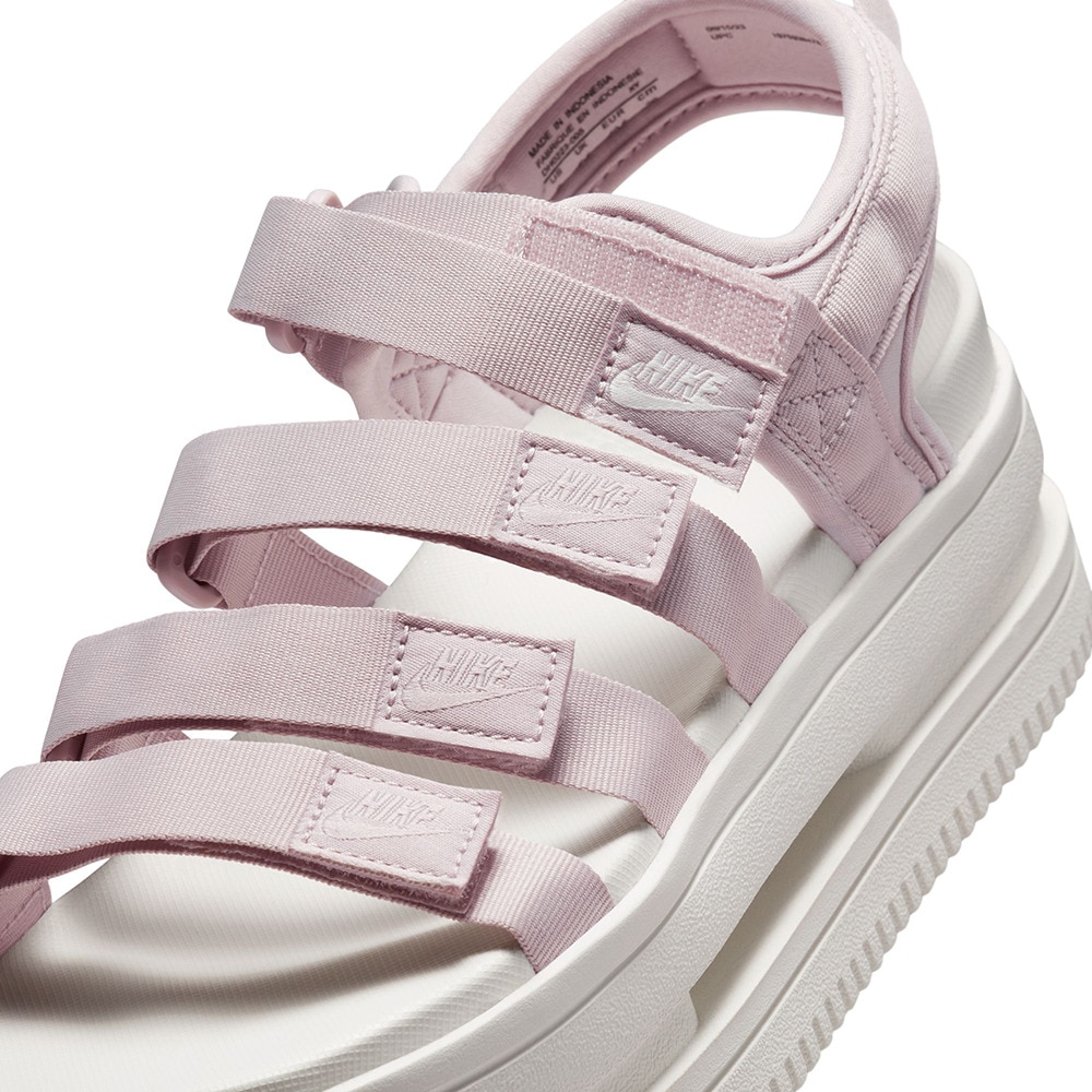 ナイキ（NIKE）（レディース）サンダル ウィメンズ アイコンクラシックサンダル ライラック DH0223-005 厚底 面ファスナー レジャー 街履き ビーチ