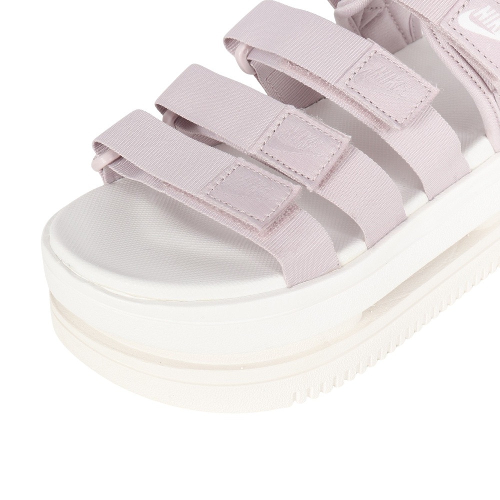 ナイキ（NIKE）（レディース）スポーツサンダル ウィメンズ アイコンクラシックサンダル ライラック DH0223-005 厚底 面ファスナー レジャー 街履き ビーチ