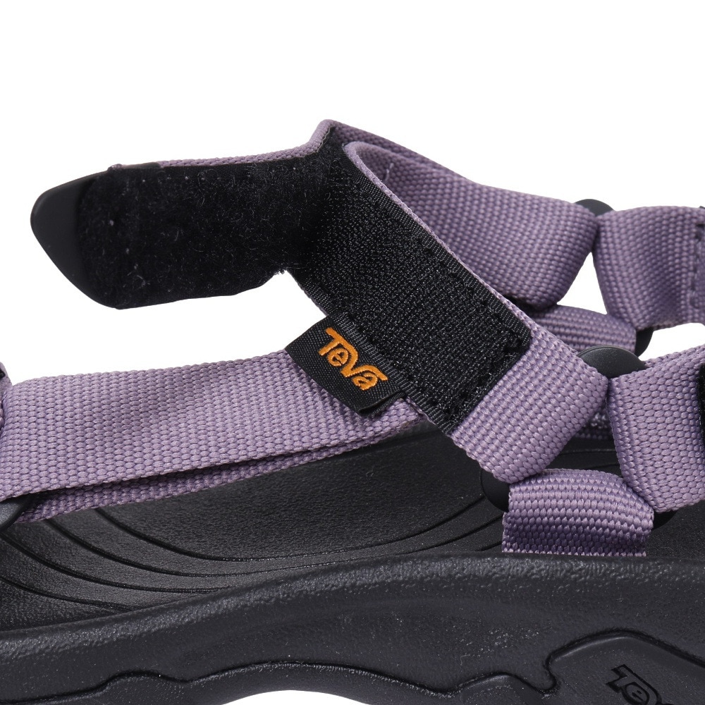 テバ（Teva）（レディース）スポーツサンダル ハリケーン4 ブラック パープル 1093378-GYR ストラップサンダル 面ファスナー カジュアル タウン レジャー 