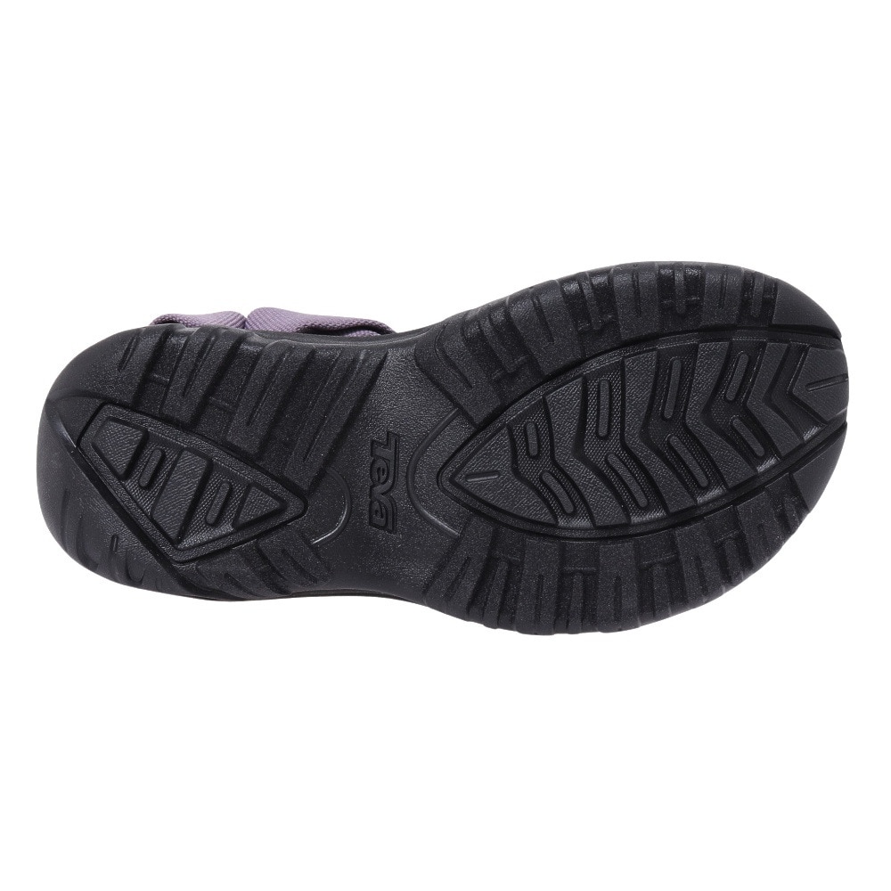 テバ（Teva）（レディース）サンダル ハリケーン4 ブラック パープル 1093378-GYR ストラップサンダル 面ファスナー カジュアル タウン レジャー 